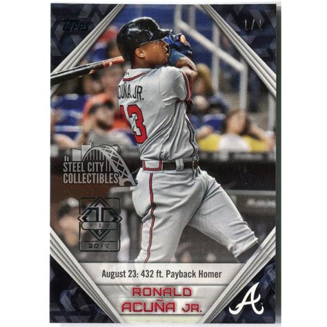 Ronald Acuna Jr Topps Transcendent Vip Card Series Star