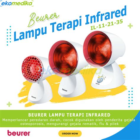 Jual LAMPU TERAPI INFRARED Timer BEURER IL35 IL21 IL11 INFRARED