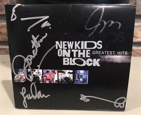 New Kids On The Block Greatest Hits Signed Cd Autographed Nkotb Ebay