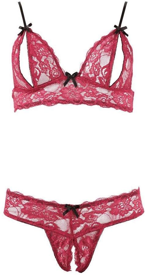 Cottelli Lingerie Komplet Bielizny Set M Czerwony Ceneo Pl