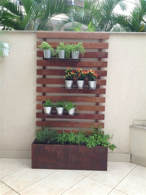 Horta Vertical Org Nica Jardim Vertical Diy Hortas Verticais