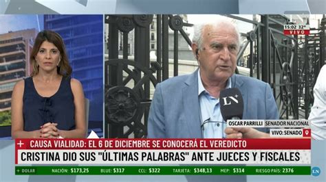 Oscar Parrilli Se Cruzó Con Periodista De La Nación En Plena