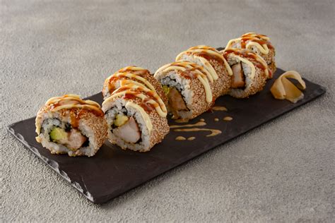 spicy chicken sushi roll buy spicy prawn crunch roll  menus