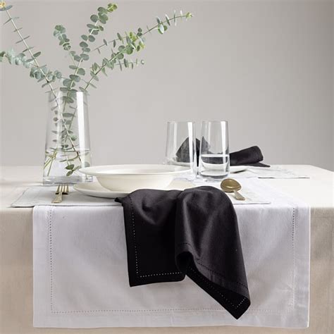 Kitchen Gather Home Co Classic Hemstitch Table Runner