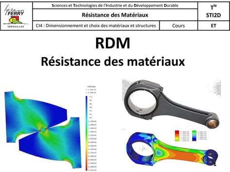 Rdm R Sistance Des Mat Riaux Ppt T L Charger