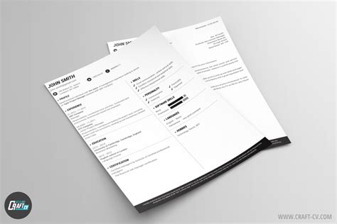 Plantilla De Cv Master Creador De Cv Crear Cv Craftcv