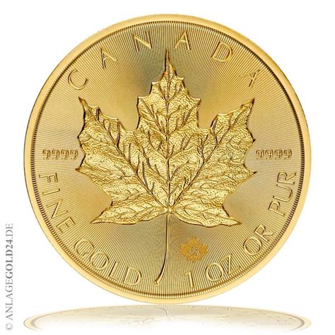 1 oz Gold Maple Leaf 2024 Goldmünzen Silbermünzen Goldbarren