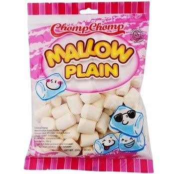 Jual Chompchomp Mallow Plain Gr Chomp Marshmallow Putih Shopee