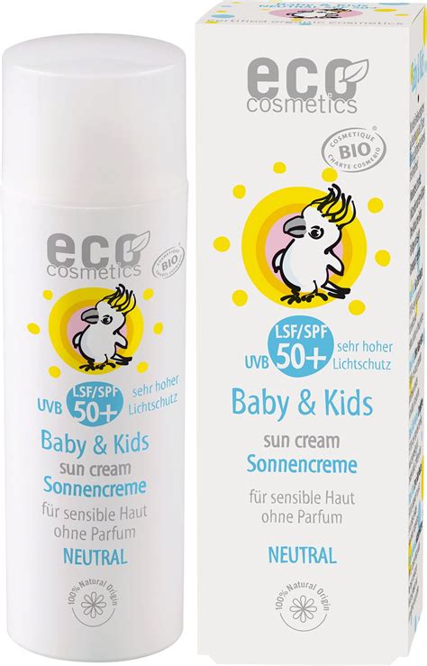 Eco Cosmetics Baby Kids Neutralna krema za sunčanje SPF 50 50 ml