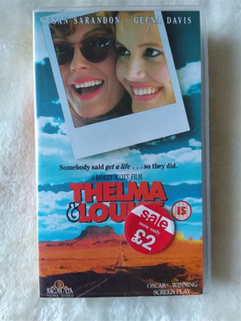 Thelma And Louise Pal Vhs Susan Sarandon Geena Davis Picclick Uk