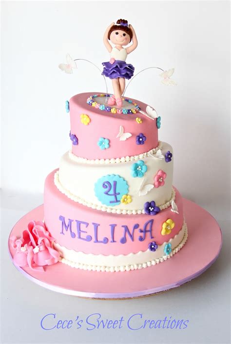 Ballerina Birthday Cake - CakeCentral.com