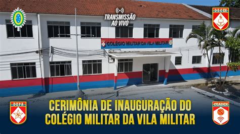 Cerimônia de Inauguração do Colégio Militar da Vila Militar CMVM 24