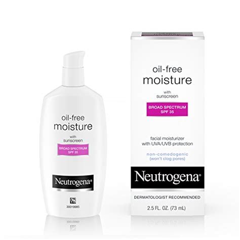 Neutrogena Oil Free Daily Facial Moisturizer With Broad Spectrum Spf 35