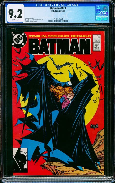 Batman St Print Todd Mcfarlane Cover Vf Hajj Gov Eg