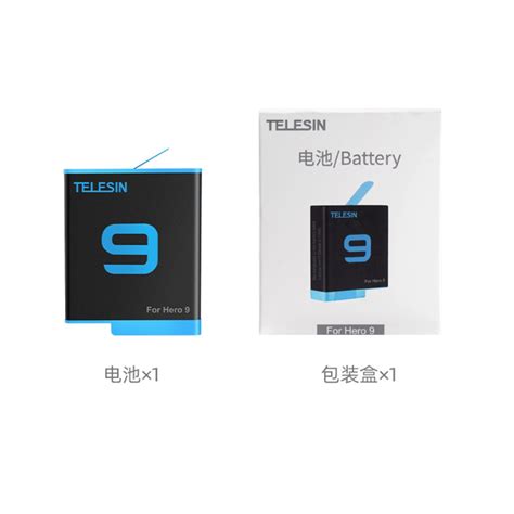 TELESIN แบตเตอร กลอง GoPro Hero 9 แท ประกน 6 เดอน Battery แบต