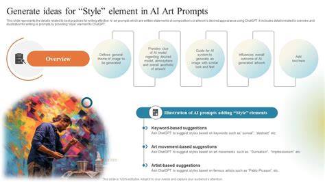 GPT Chatbots For Generating Generate Ideas For Style Element In AI Art Prompts ChatGPT SS V PPT ...