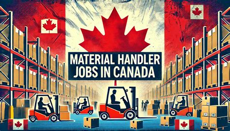 Material Handler Jobs In Canada With Visa Sponsorship Cad To