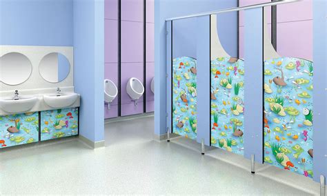 Trovex Junior Cubicle System For Children And School Washrooms — Trovex