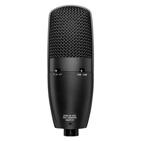 Shure Sm Microfono Condensatore Diaframma Largo Cardioide Microfoni