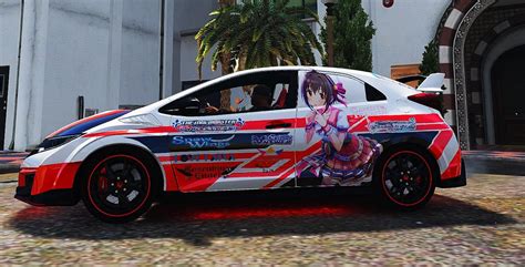 2015 Honda Civic Type R FK2 Itasha Livery GTA5 Mods