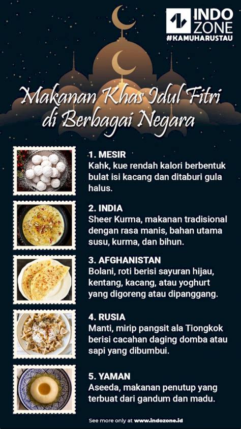 Makanan Khas Idul Fitri Di Berbagai Negara Indozone Id