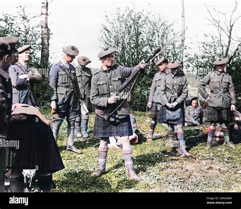Scottish Soldiers Wwi Kilt Hi Res Stock Photography And Images Alamy