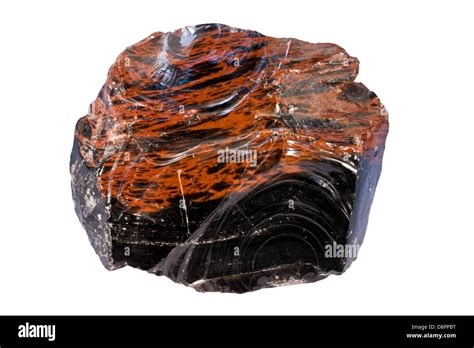 Obsidian (volcanic glass Stock Photo - Alamy