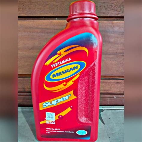 Jual Oli Pertamina Mesran Super W Liter Shopee Indonesia