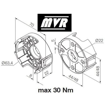 Support Moteur Nice Era M Compact Plastique Moteur Volet Roulant