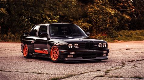 BMW M3 E30 Black Desktop Wallpapers - Wallpaper Cave