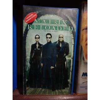 Vhs Matrix Reloaded Keanu Reeves Dublado Shopee Brasil