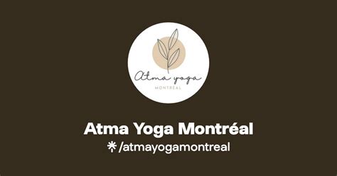 Atma Yoga Montréal Facebook Linktree