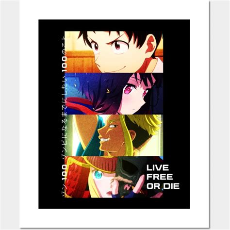 ZOM 100 Akira Shizuka Kenichirou Beatrix - Zom 100 - Posters and Art Prints | TeePublic