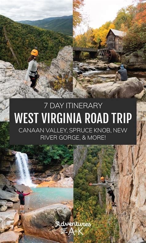 7 day west virginia road trip itinerary – Artofit