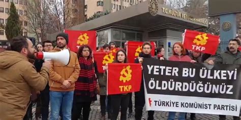 TKP den bakanlık önünde eylem Hesap vereceksiniz