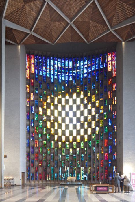 Coventry Cathedral Baptistry Window Designed By John Piper Stained