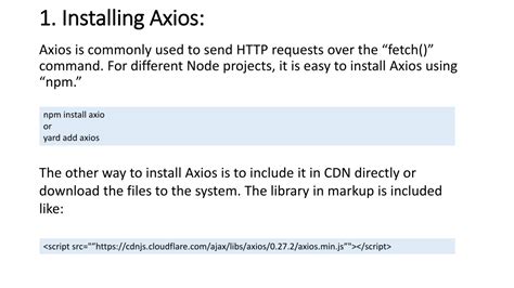 Ppt How To Send Form Data Using Axios Post Request In React