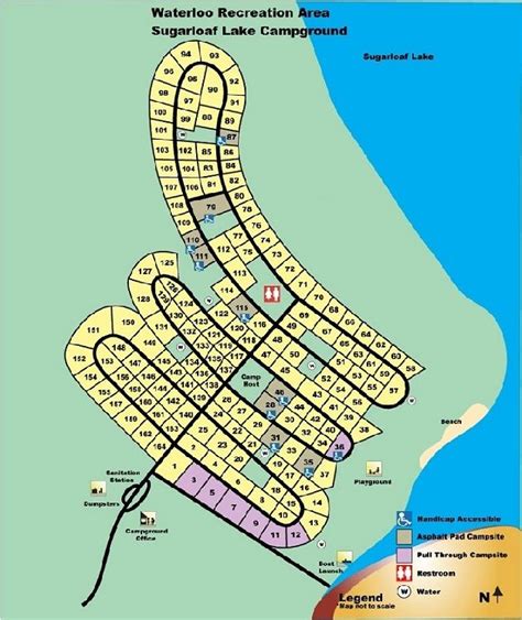 Rock Cut State Park Camping Map