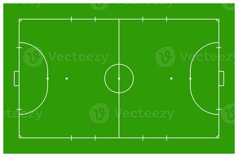 Futsal Court Or Indoor Soccer Field Layout For Illustration Pictogram