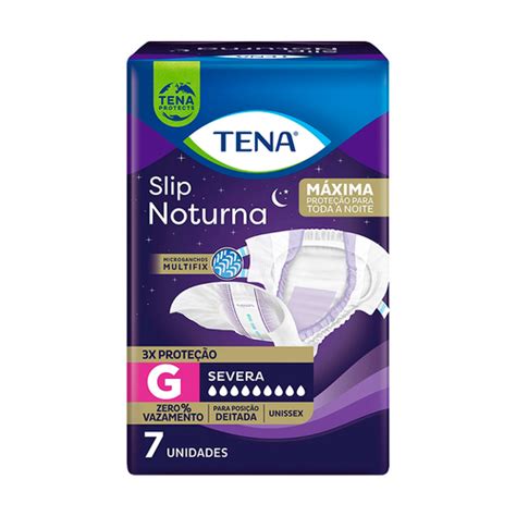 Fralda Geri Trica Tena Slip Noturna G Pacote Unidades