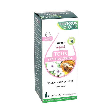 Phytosun Arôms Toux Sèche et Grasse Sirop Enfant flacon de 120ml La