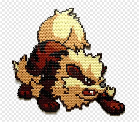 Pixel art perla arcanine growlithe arcanine talón pokemon png PNGEgg