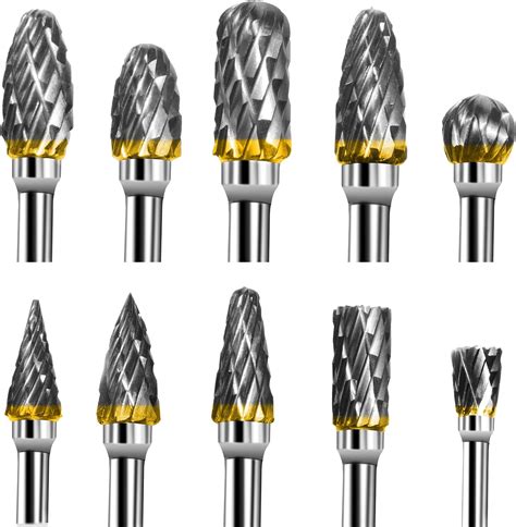 Amazon Double Cut Carbide Rotary Burr Set Pcs Shank