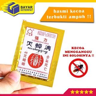 Jual Bisa Cod Racun Kecoa Mie Zhang Qing Bubuk Racun Anti Kecoak