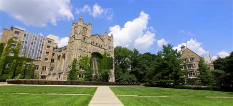 Panoramic View Of University Of Michigan Law Campus — The James G