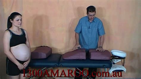 Pregnancy Massage Using Body Cushions By Amaroo Essential Therapies Youtube