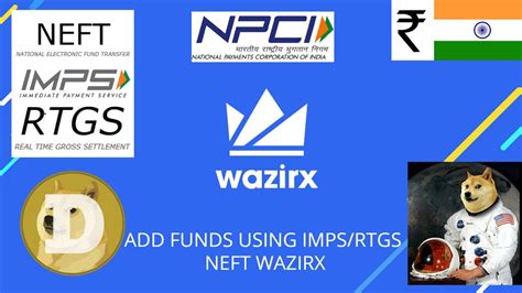 How To Add Money In WAZIRX Through NEFT IMPS RTGS YouTube