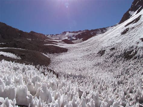 The Penitentes, Stunning Snow Formation