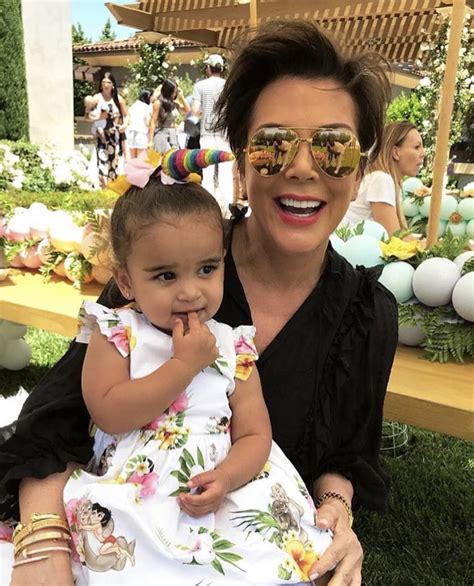 Kim Kardashian Fan On Twitter Kris Jenner With Her Granddaughter