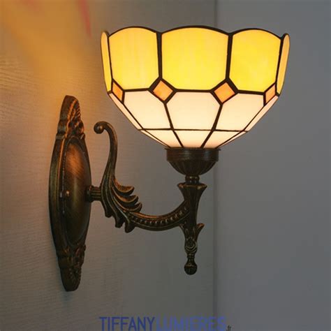 Applique Murale Tiffany En Vitrail Europ En De Cm France